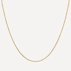 Oyster Waterproof Gold Chain Necklace