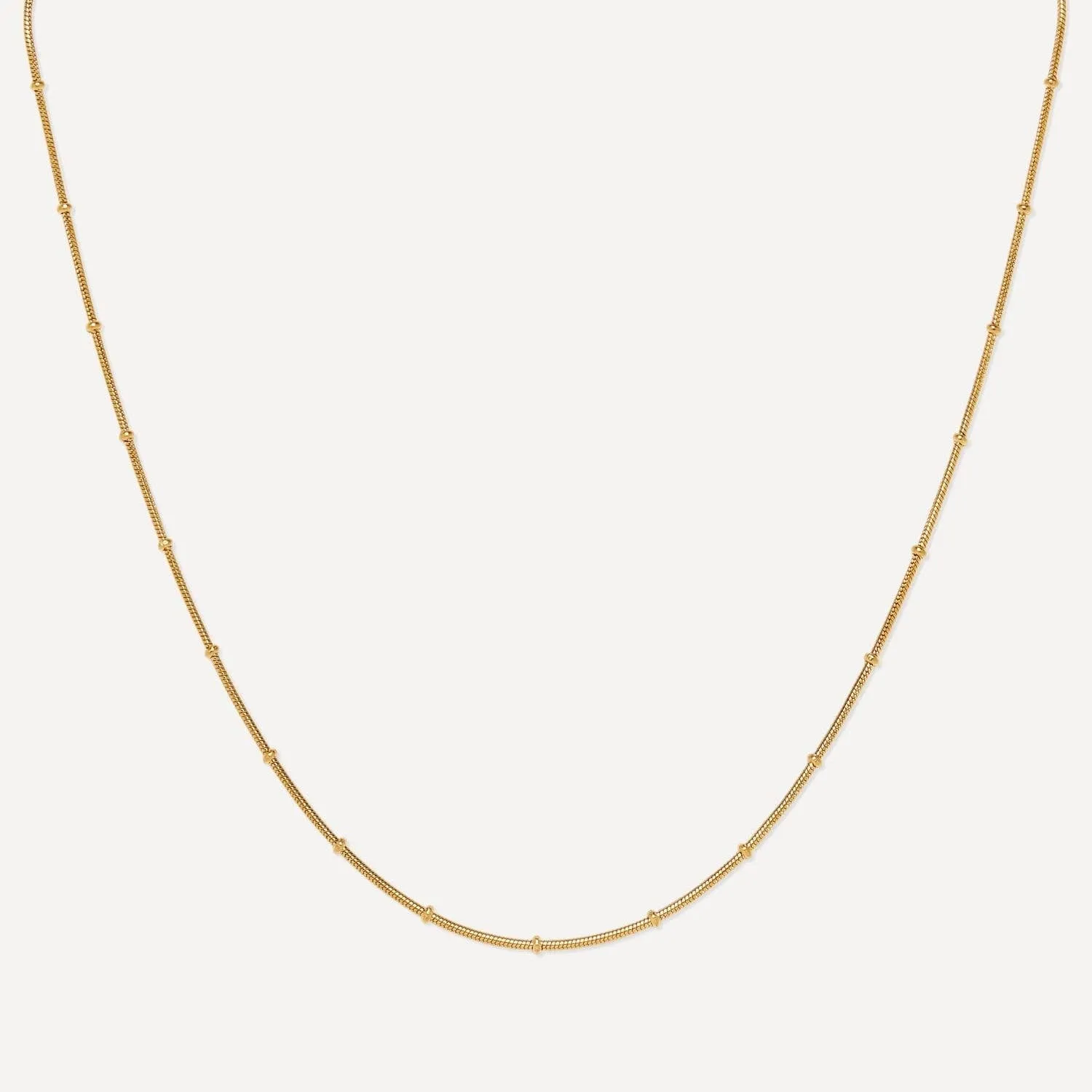 Oyster Waterproof Gold Chain Necklace