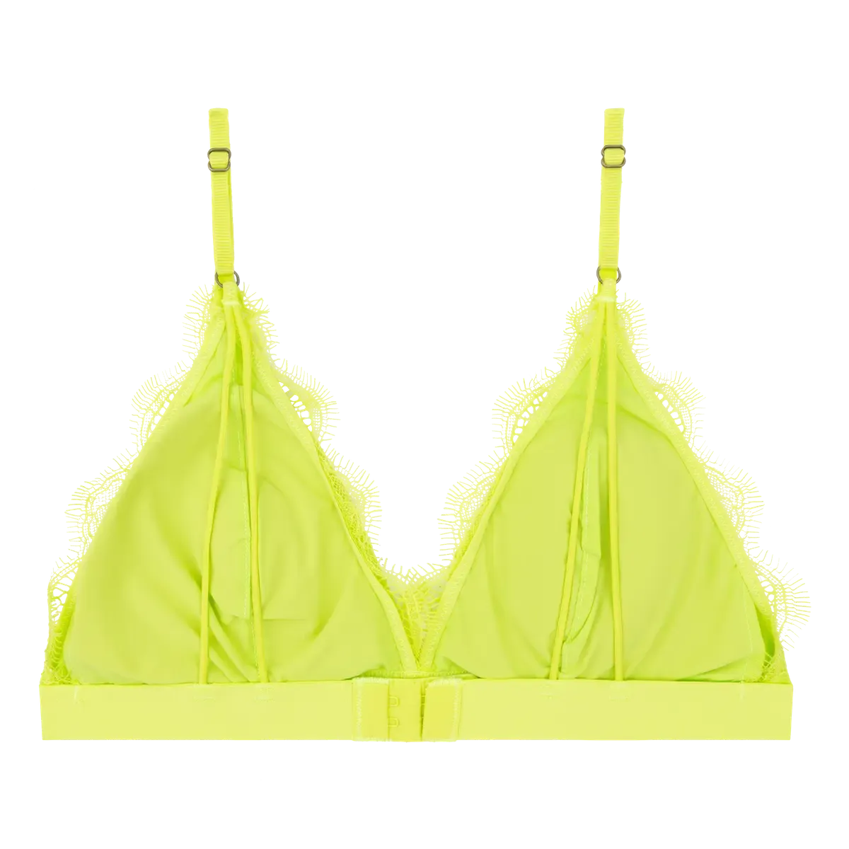 Padded lace bralette - GWEN LIME