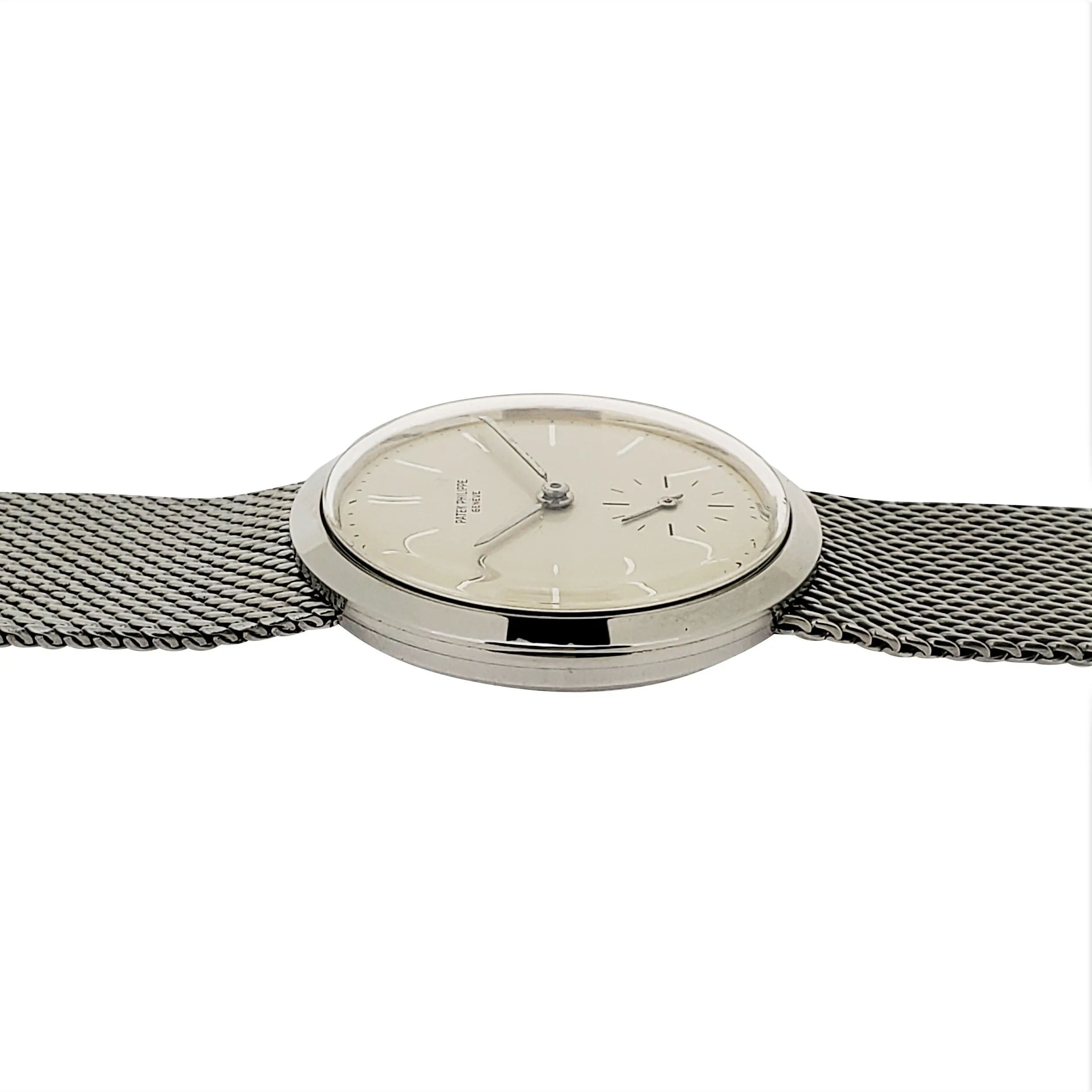 Patek Philippe 3419/1A ; Vintage water resistant stainless steel Calatrava Watch circa 1960