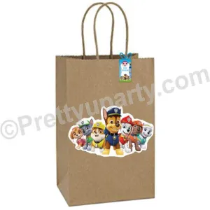Paw Patrol Blue Theme Gift Bags - Pack of 10