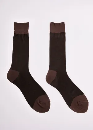 Plain veil socks