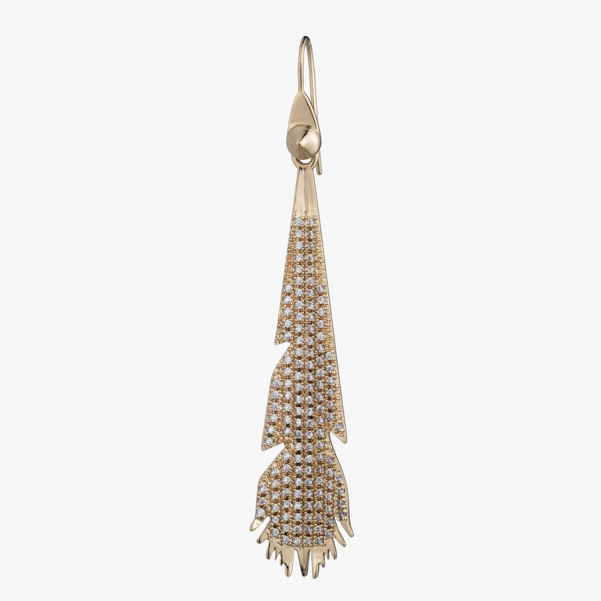 PLUME DROP EARRINGS