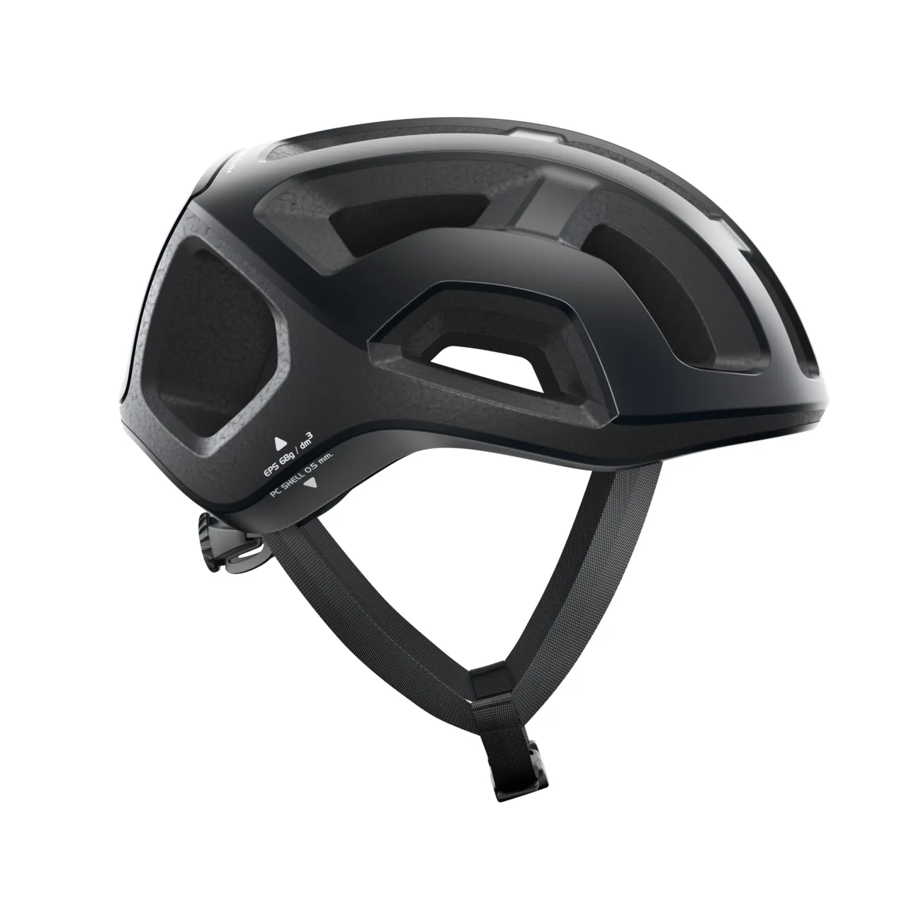 POC Ventral Lite Road Helmet - Uranium Black Matt