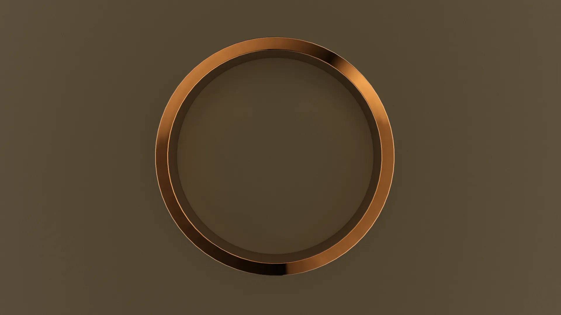 Polished Rose Gold 5mm Flat Wedding Band