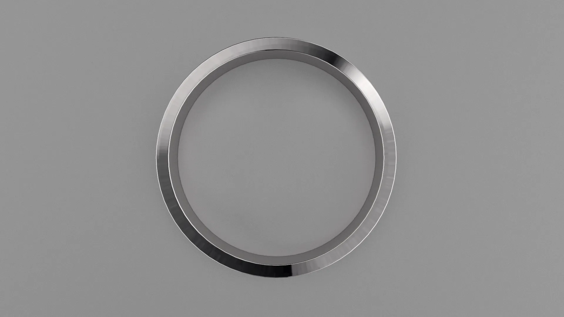 Polished Sterling Silver 5mm Flat Wedding Band