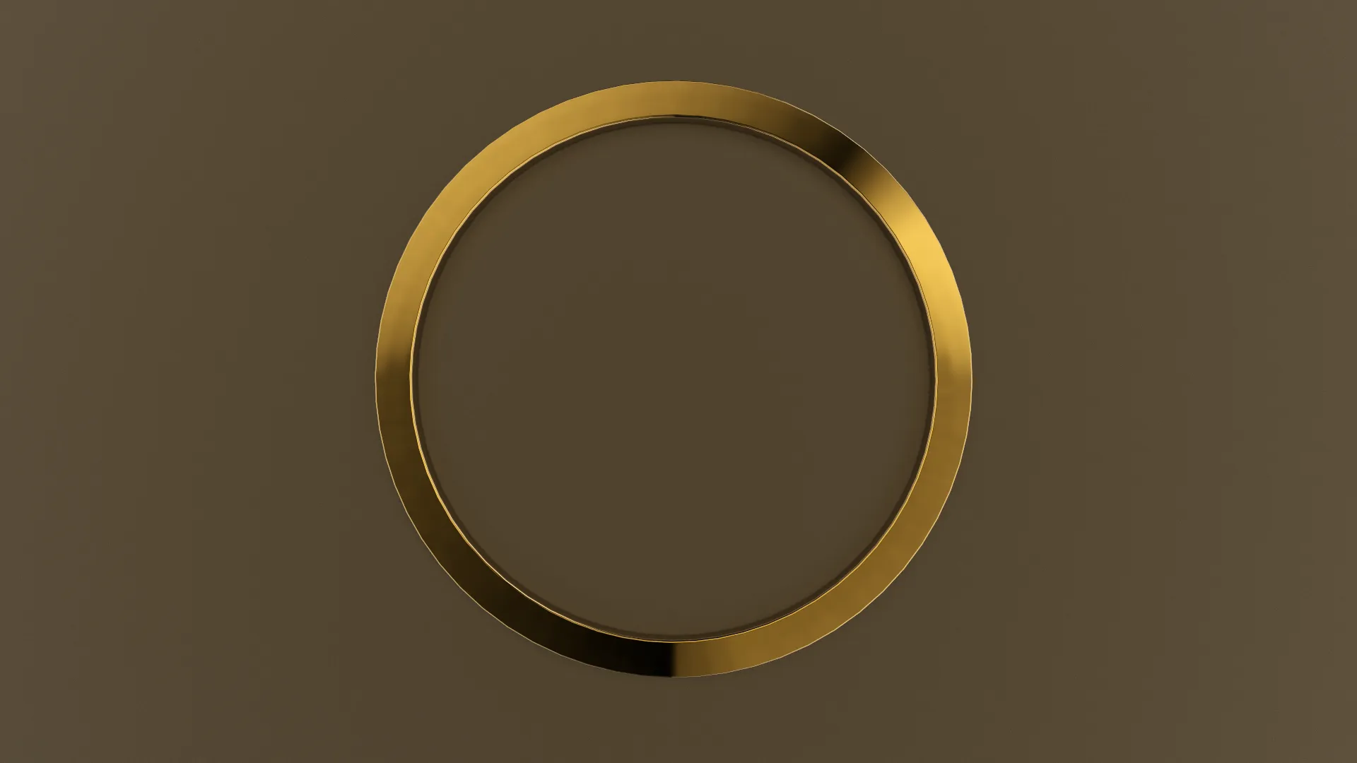 Polished Yellow Gold 1mm Flat Wedding Band