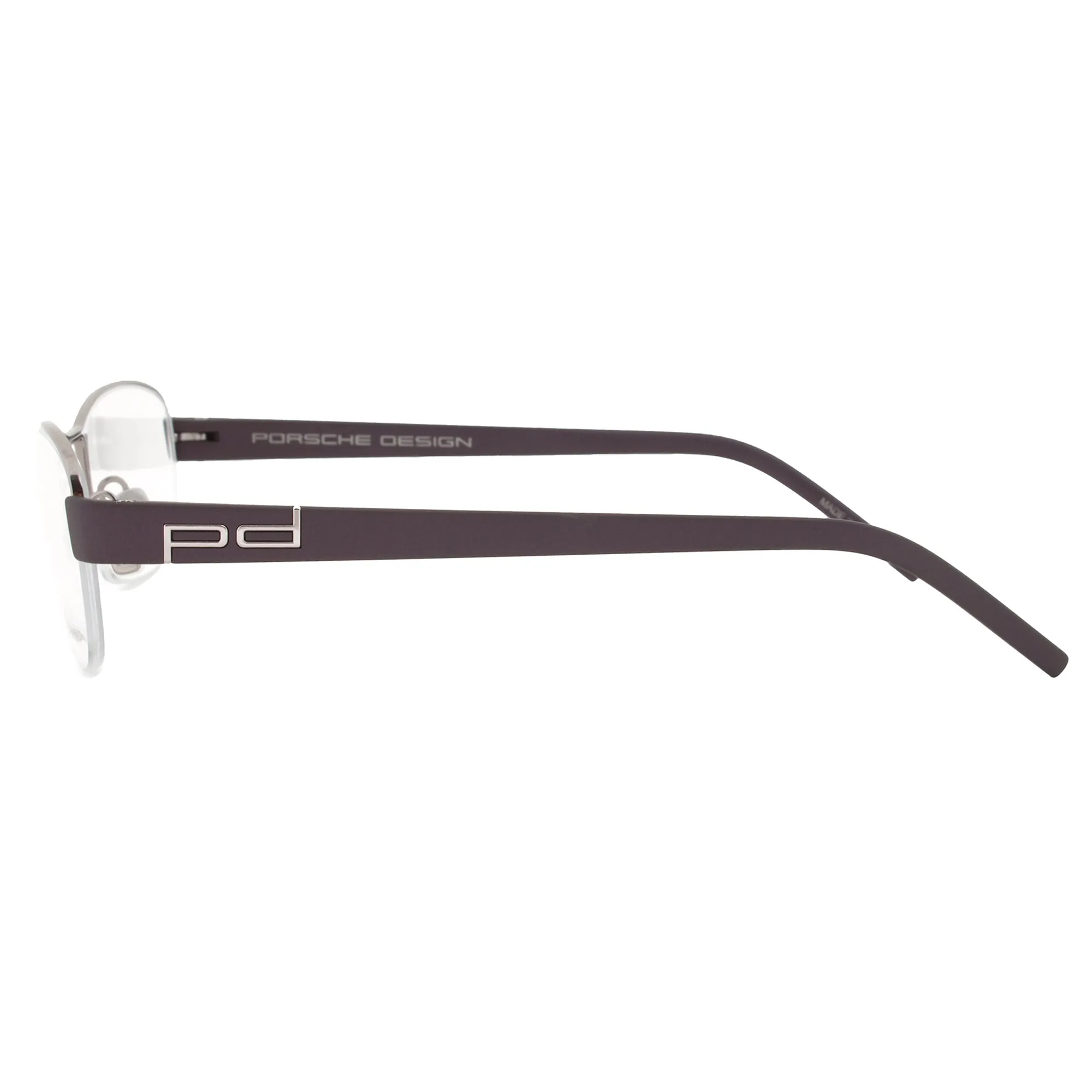 Porsche Design P8211 C Rectangular | Gunmetal/Aubergine| Eyeglass Frames