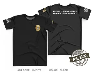 Pottsville school district police department Core Men's SS Flex Performance Tee - HwFhT6