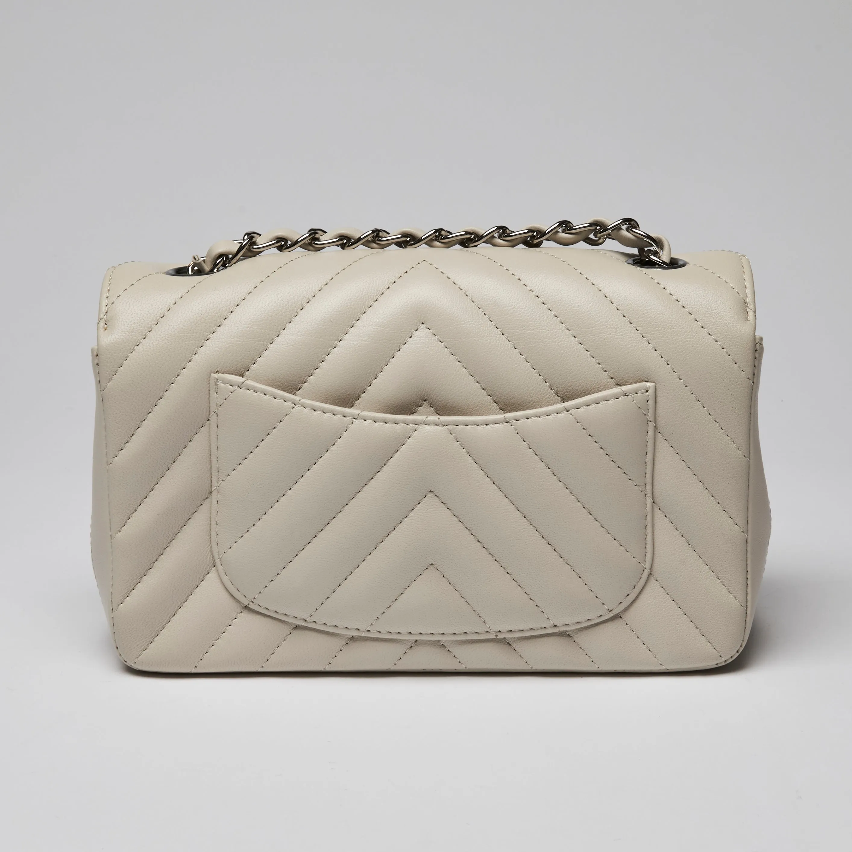 Pre-Loved Chanel ™ Lambskin Leather Classic Mini Single Flap Bag