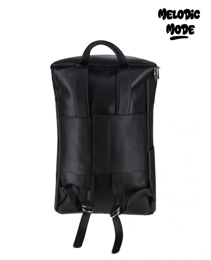 Premium Cowhide Leather Backpack | Crazy Horse Finish, Brass Hardware, Spacious Leather backpack, Soft Shoulder Straps & Durable Construction
