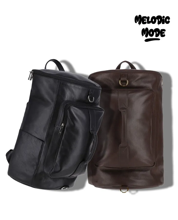 Premium Cowhide Leather Backpack | Crazy Horse Finish, Brass Hardware, Spacious Leather backpack, Soft Shoulder Straps & Durable Construction