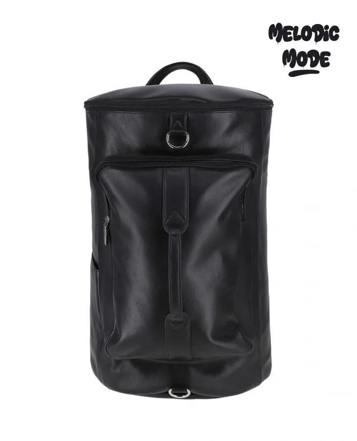 Premium Cowhide Leather Backpack | Crazy Horse Finish, Brass Hardware, Spacious Leather backpack, Soft Shoulder Straps & Durable Construction