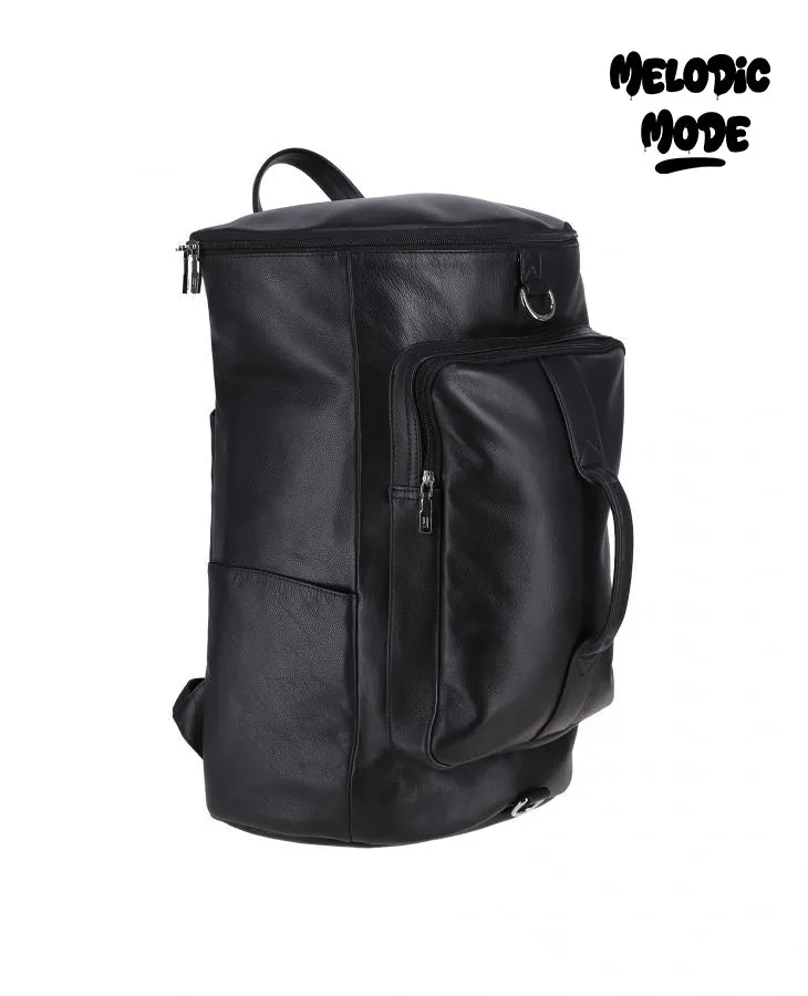 Premium Cowhide Leather Backpack | Crazy Horse Finish, Brass Hardware, Spacious Leather backpack, Soft Shoulder Straps & Durable Construction