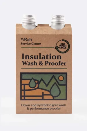Rab Insulation Wash and Proofer Twin Pack (225ml/3 washes)