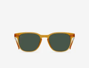 Raen Alvez 50 in Honey/Green Polarized