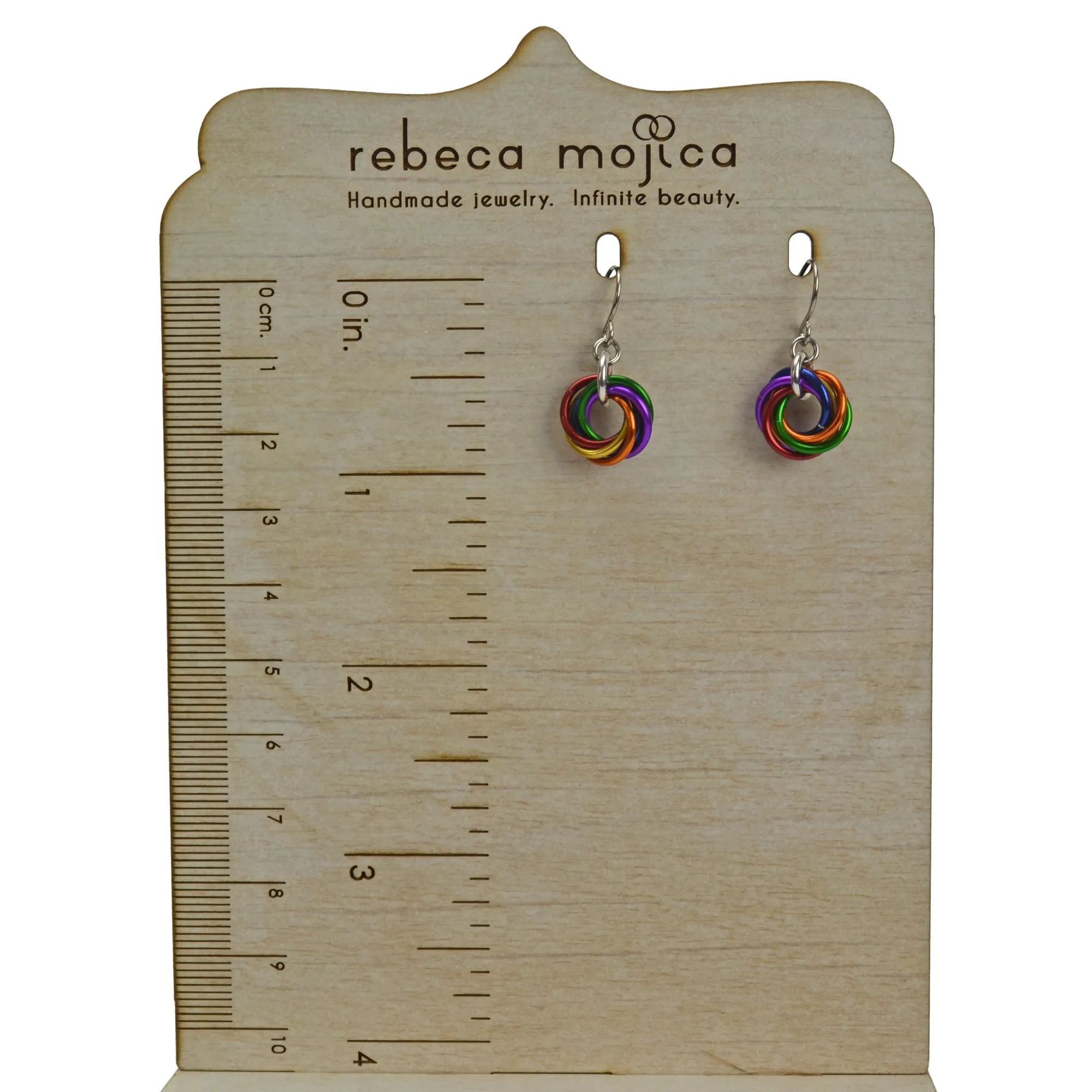 Rainbow Pride - Mini Knot Earring