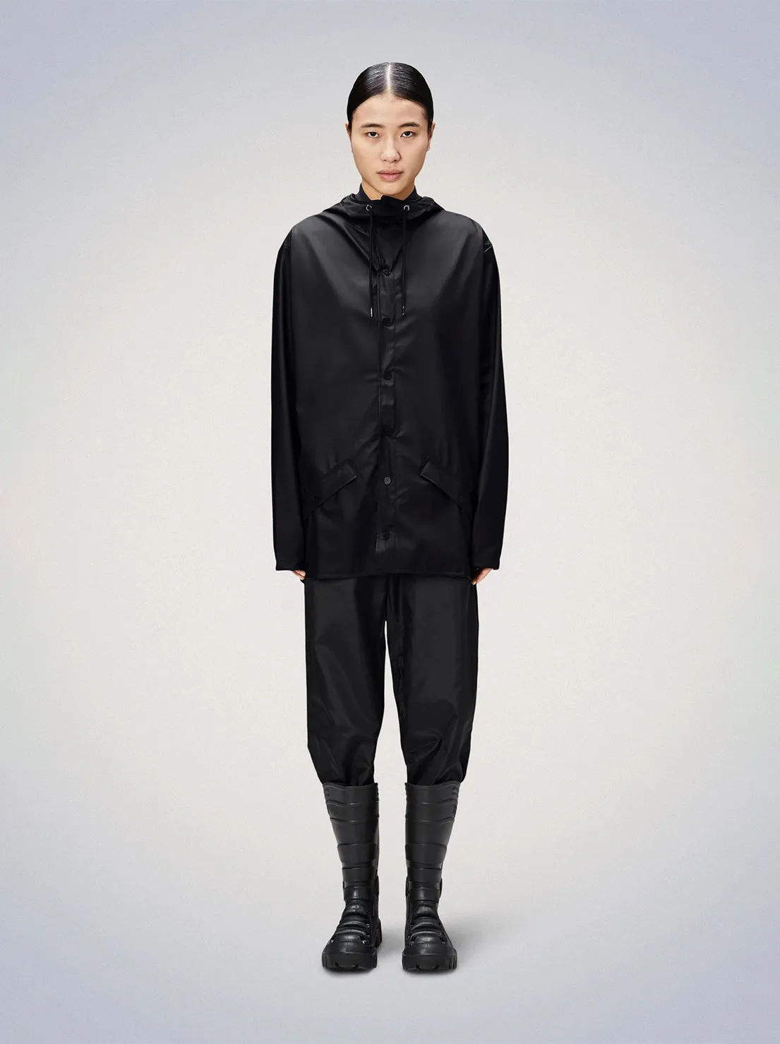 Rains - Jacket - Black