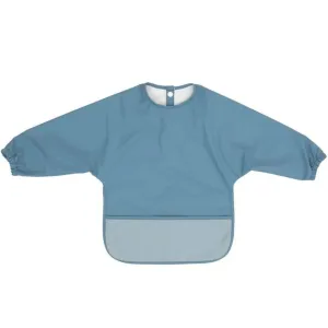 Recycled Long Sleeve Bib - Two Tone Blue