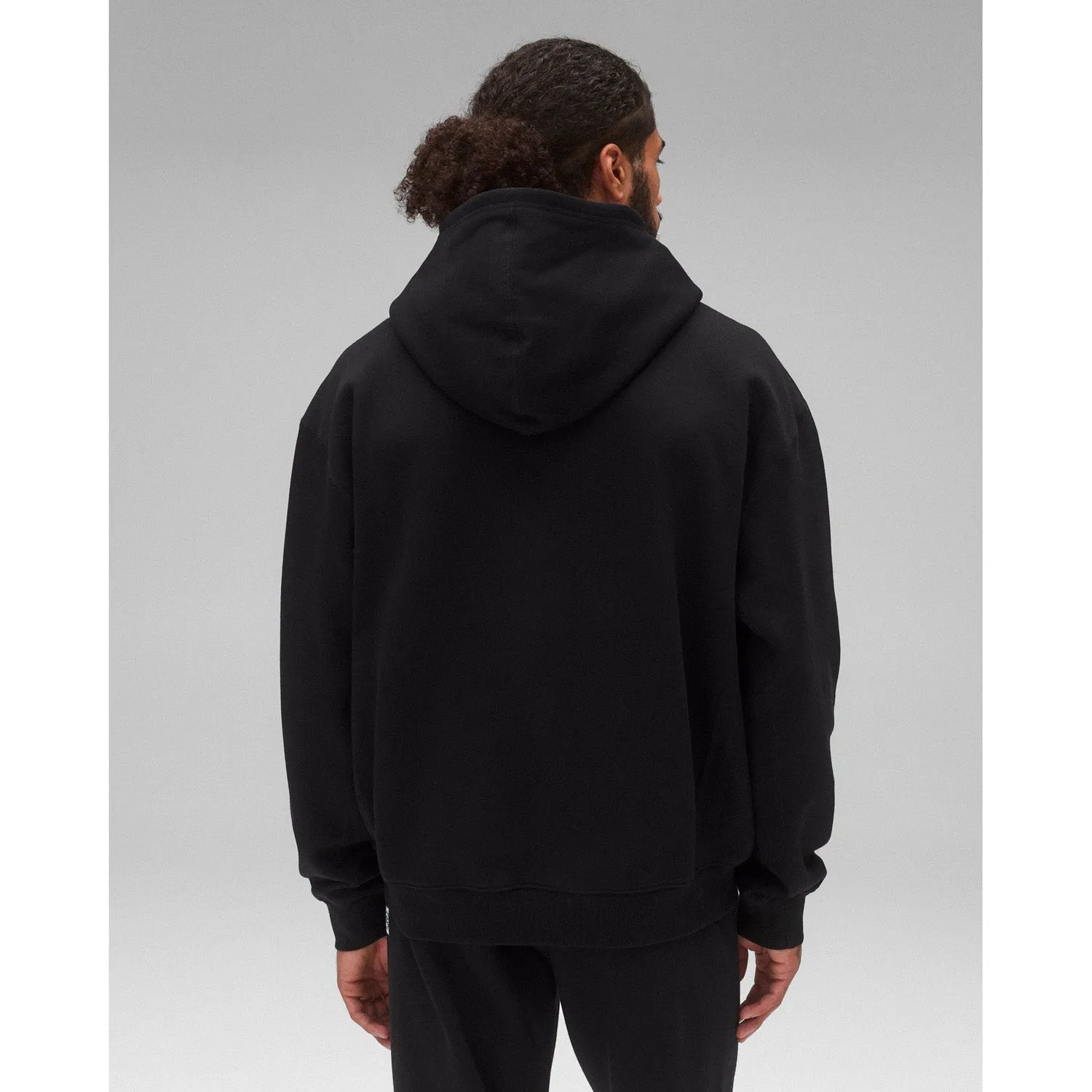 Reigning Champ Men Knit Midweight Fleece 97 Hoodie Black RC-3988-BLK