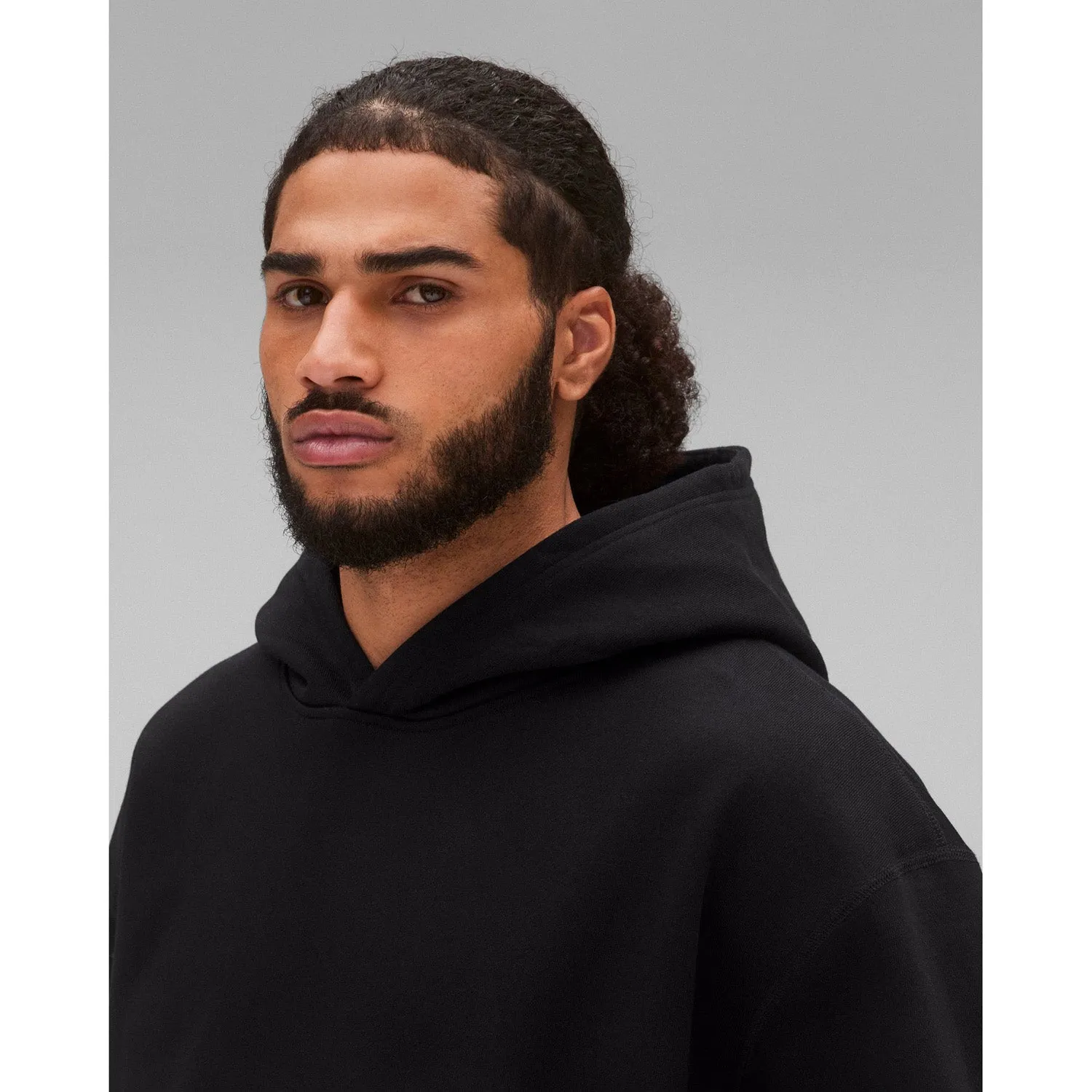 Reigning Champ Men Knit Midweight Fleece 97 Hoodie Black RC-3988-BLK