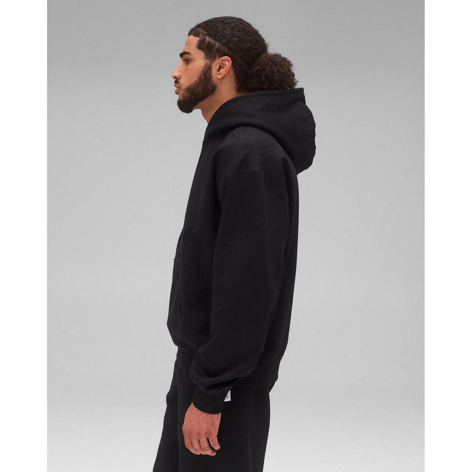 Reigning Champ Men Knit Midweight Fleece 97 Hoodie Black RC-3988-BLK