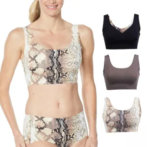 Rhonda Shear Plus Size 3 Pack Body Bras With Removable Pads