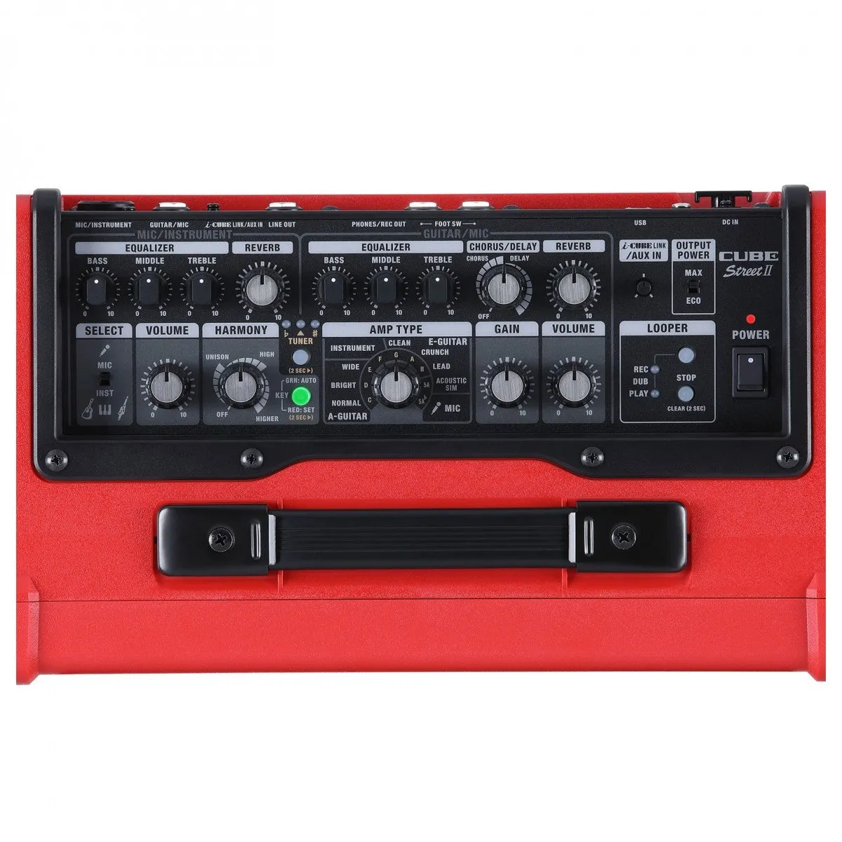 Roland Cube Street II Battery-powered Stereo Amplifier - Red
