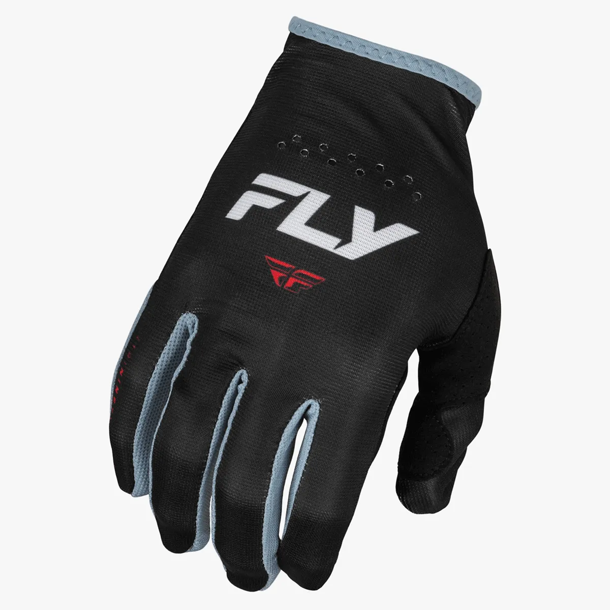 SALES SAMPLE: FLY Racing Men's Lite Gloves Black/White/Red LG