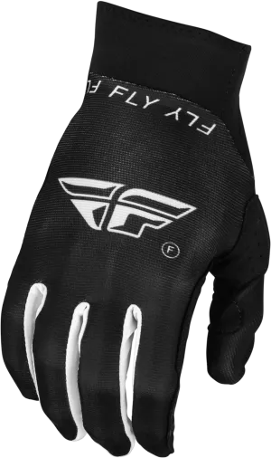 SALES SAMPLE: FLY Racing Men's Pro Lite Gloves Black/White LG
