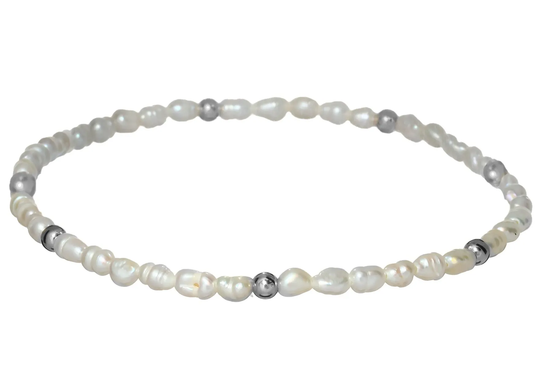 SARA | Stretchy Anti-tarnish 14K Gold Filled & Pearls Bracelet