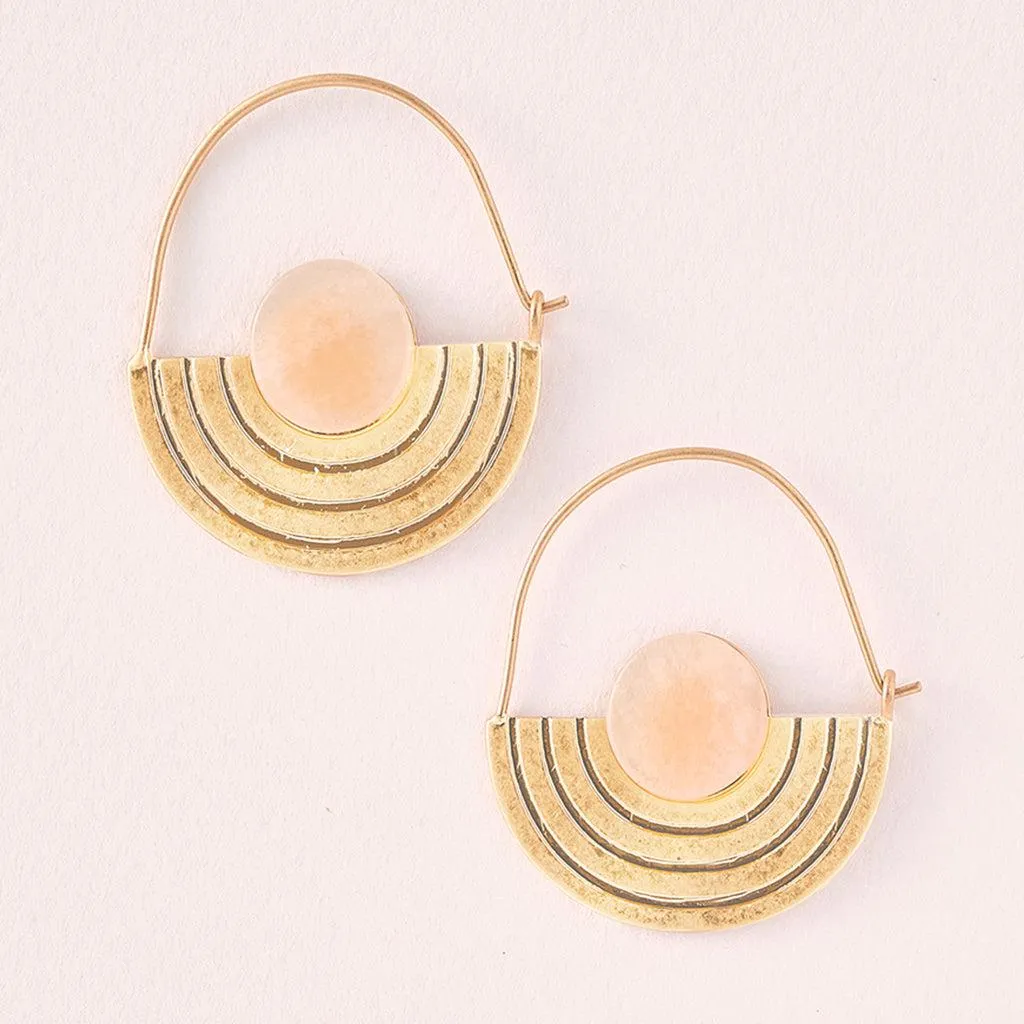 Scout Curated Wears Stone Orbit Earring - Sunstone