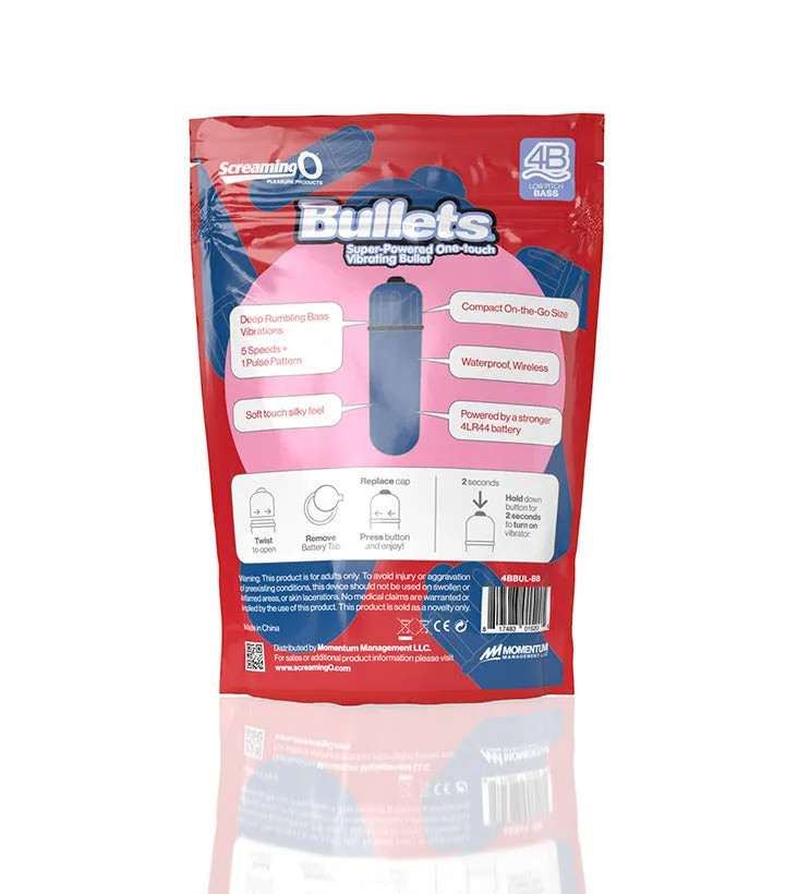 Screaming O® 4B Vibrating Bullet Blueberry