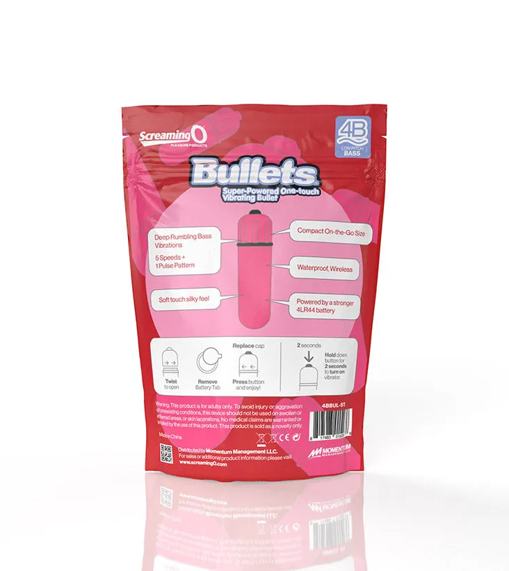 Screaming O® 4B Vibrating Bullet Strawberry