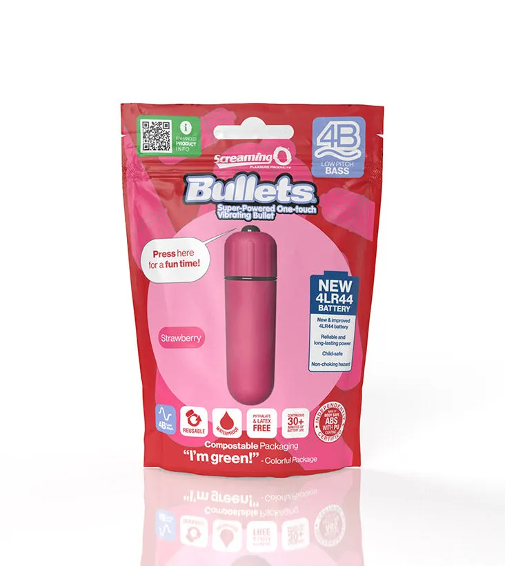 Screaming O® 4B Vibrating Bullet Strawberry