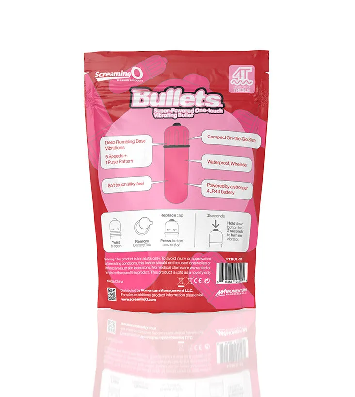 Screaming O® 4T Vibrating Bullet Strawberry