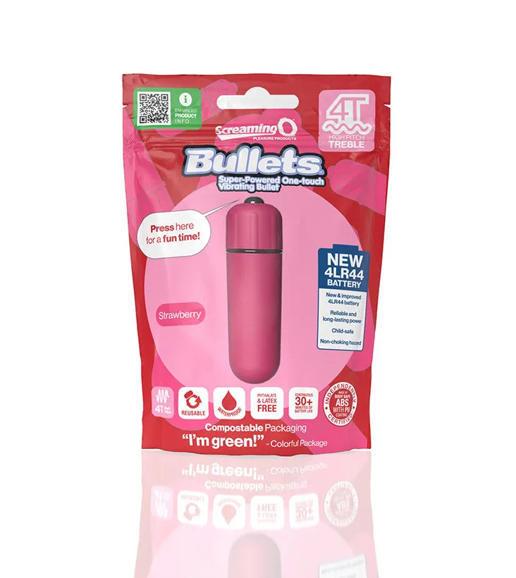 Screaming O® 4T Vibrating Bullet Strawberry