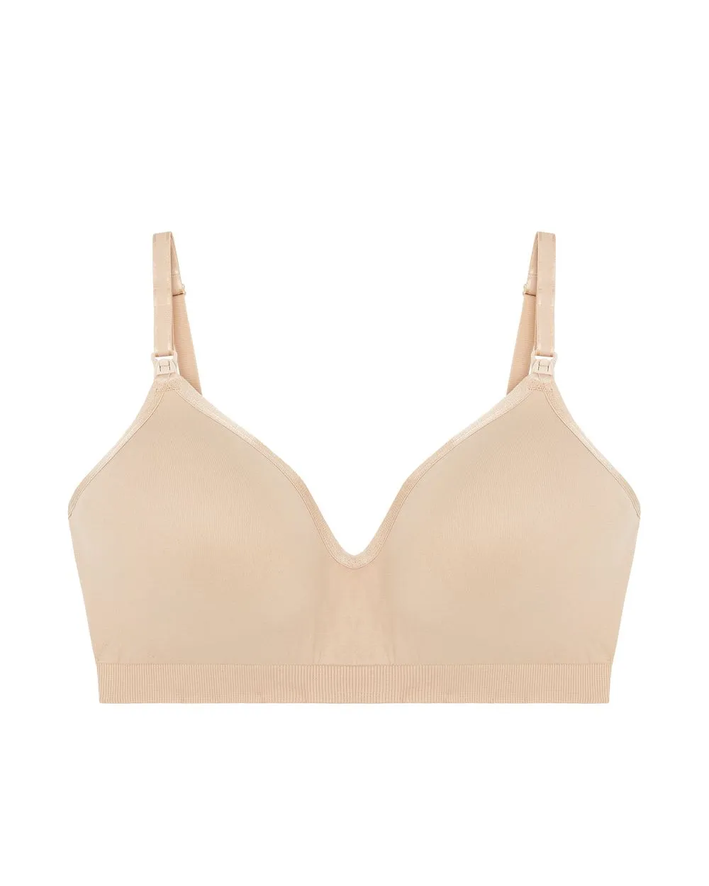 Seamless Convertible Plunge Nursing Bra