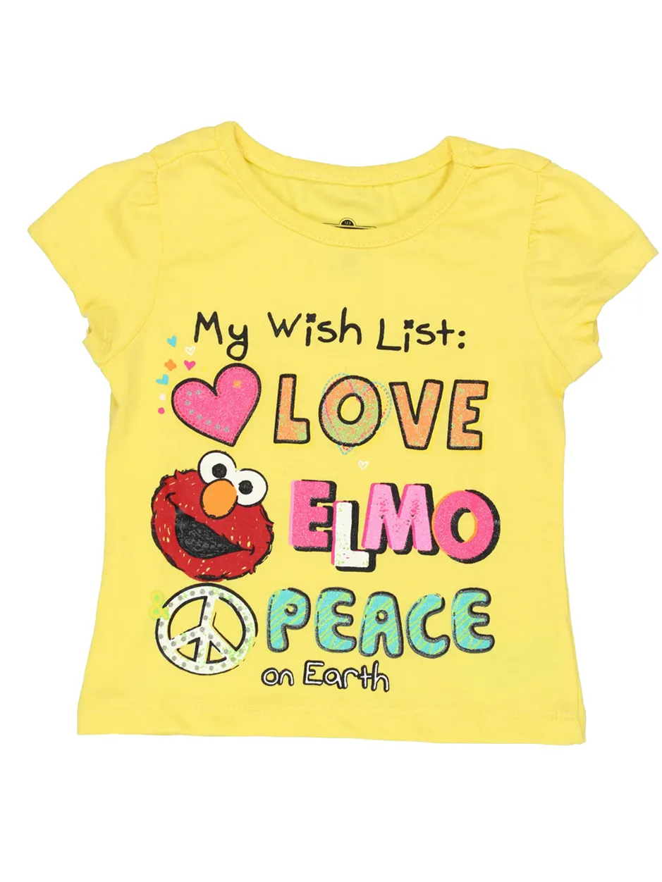 Sesame Street Elmo Short Sleeve T-Shirt