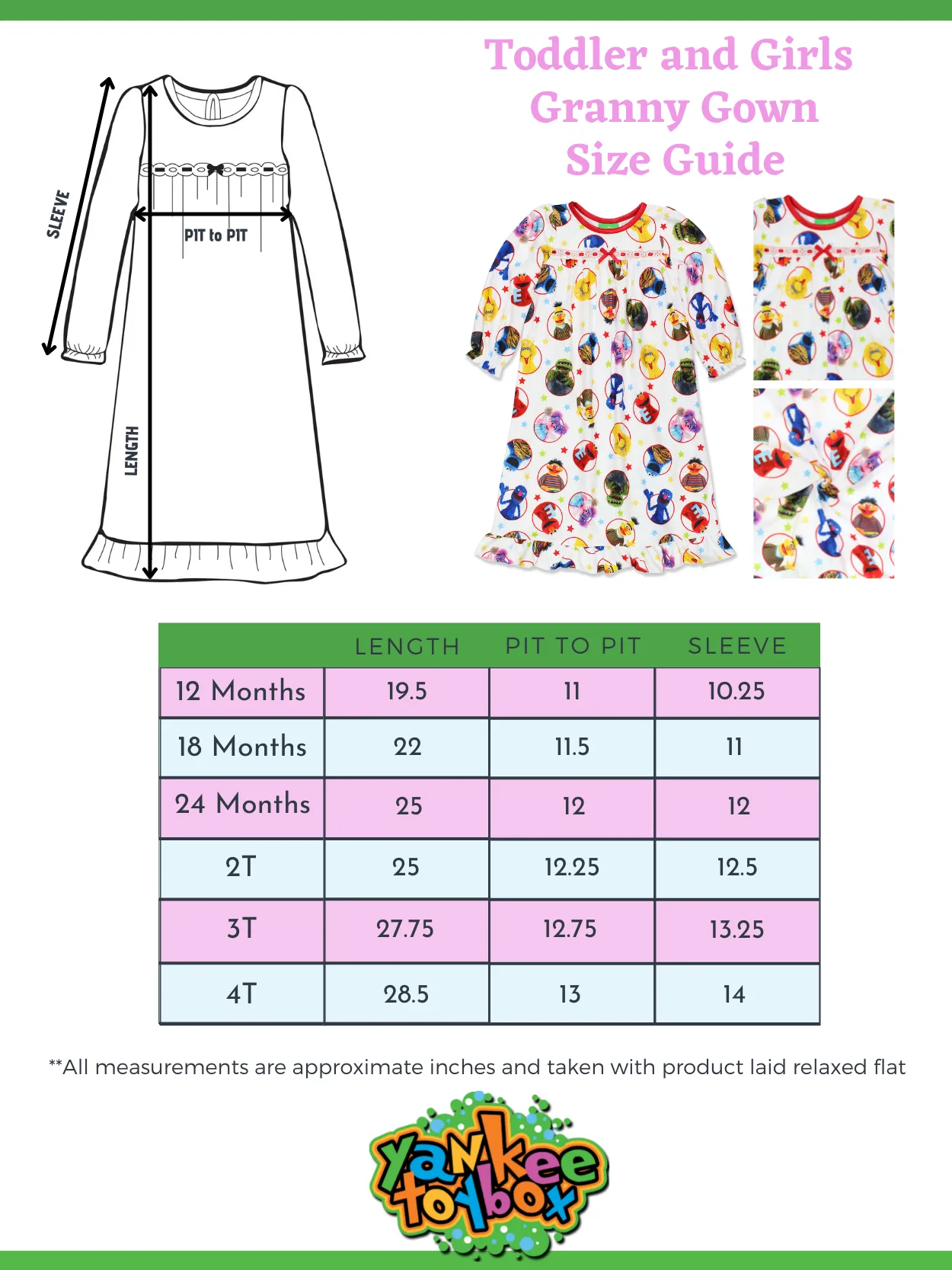 Sesame Street Granny Gown Nightgown