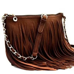 Shaking Fringes Purse (Brown)