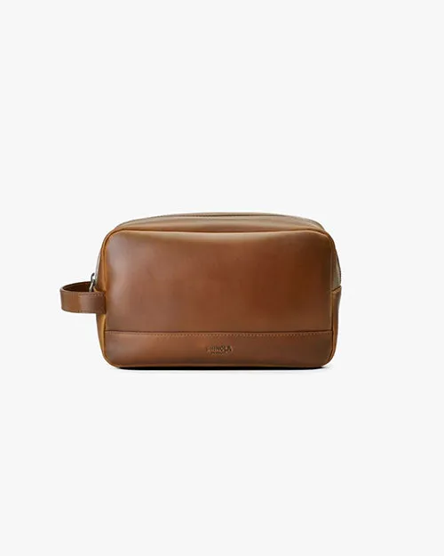 SHINOLA |  Zip Travel Kit Pouch | Brown