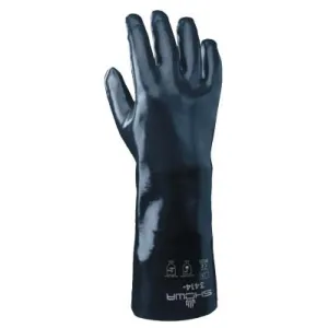 SHOWA® Natural Rubber Latex, Cut Resistant Gloves, Size L, A3 ANSI/ISEA Cut Level, Gray, 346L-08