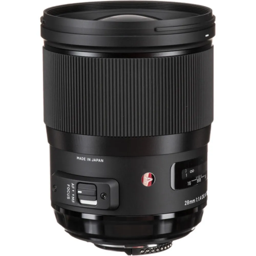 Sigma 28mm f/1.4 Art DG HSM Lens for Nikon F Mount