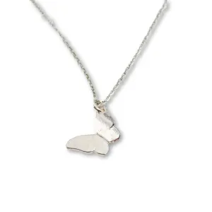Silver Butterfly Necklace Sterling Silver