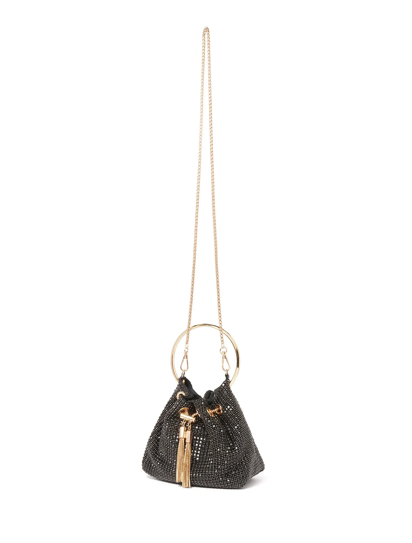 Skylah Sparkle Metal Handle Bag