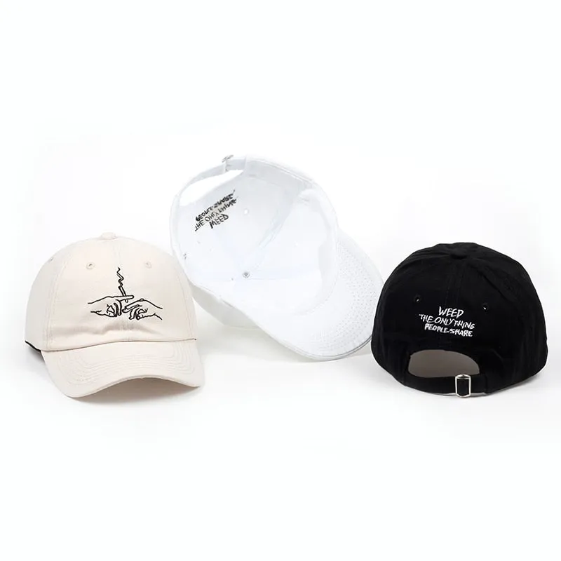Smoke Embroidery Cap