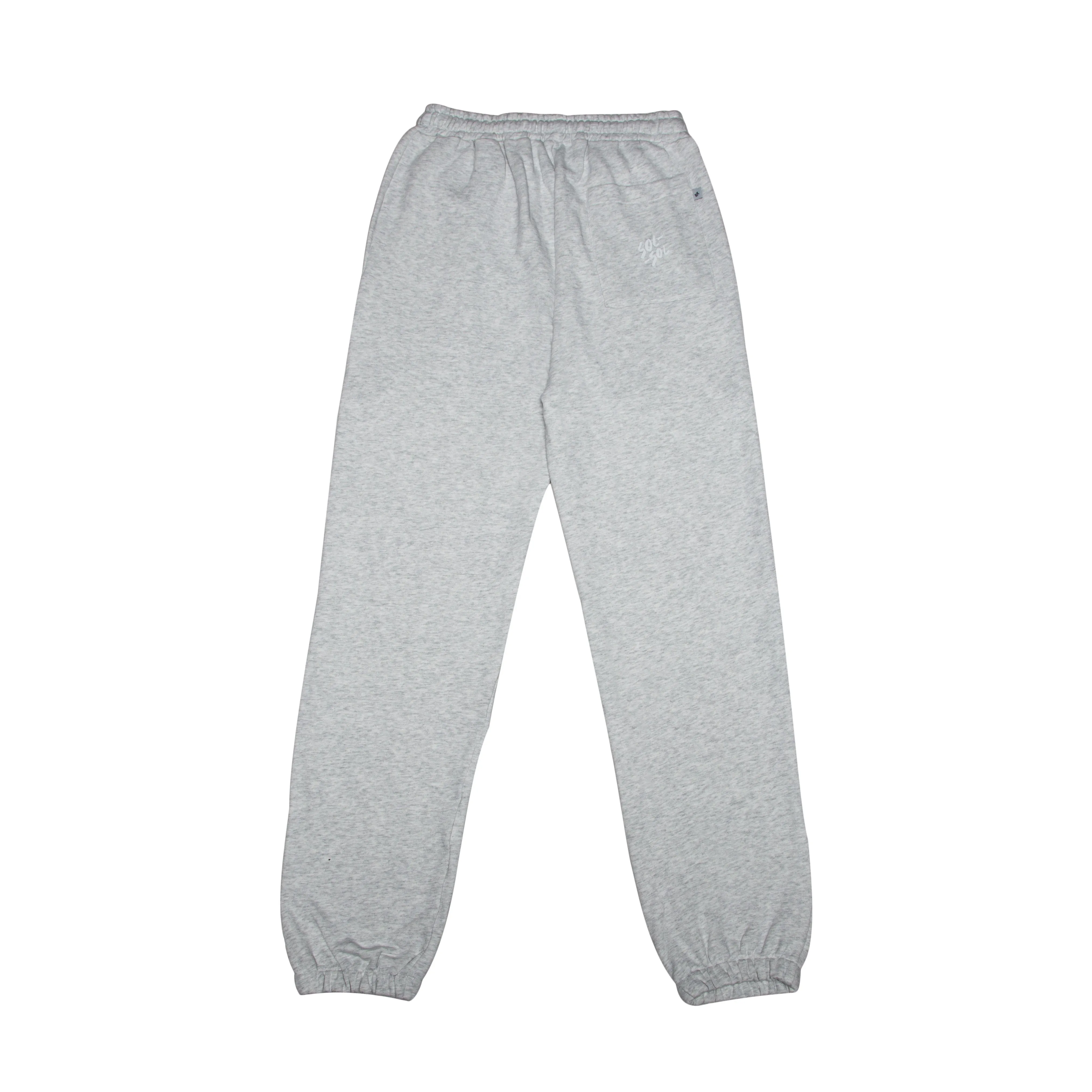 SOL SOL - Classic Logo Sweatpants - Grey/White