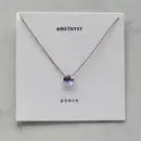 Soulsilk - Amethyst Necklace Card (Peace)