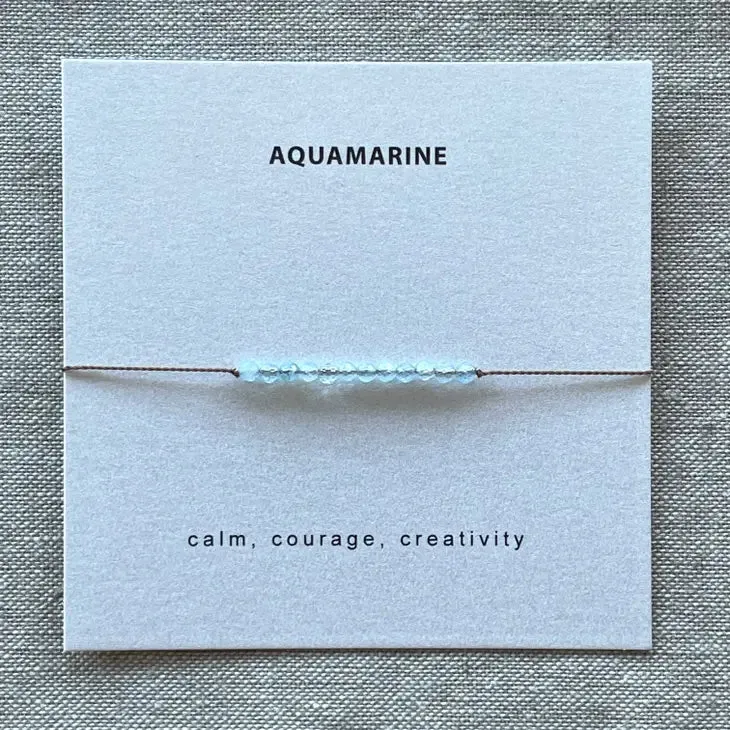 Soulsilk - Aquamarine Bracelet